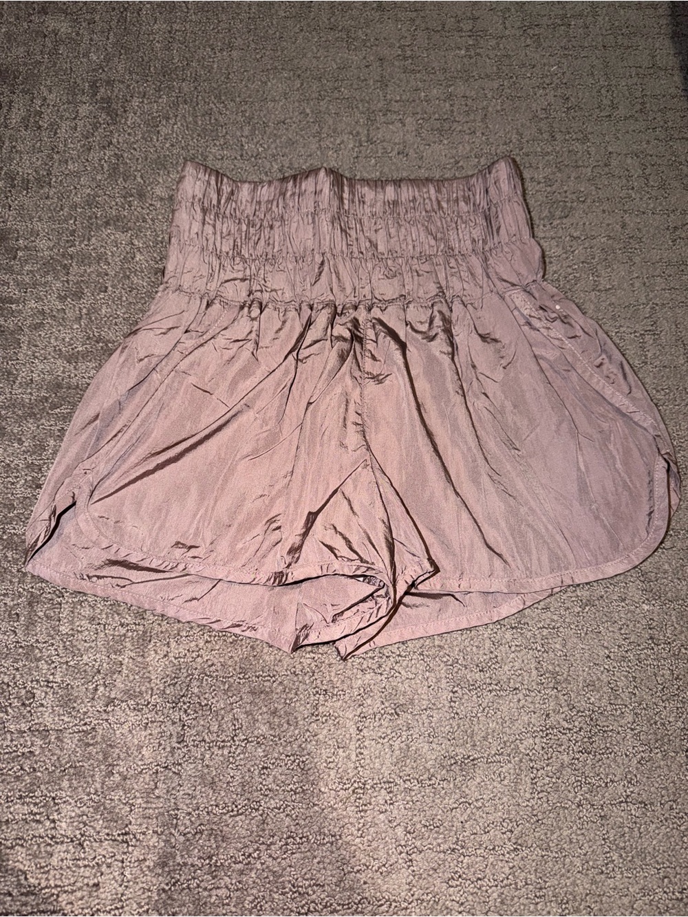 FP Movement by Free People Way Home Shorts in Light Mauve